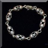 J05. Mexico sterling silver bracelet. 